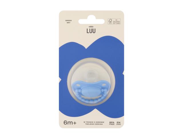 Luu Smoczek greek sky 6 m+ interakcje ulotka smoczek - 1 szt.