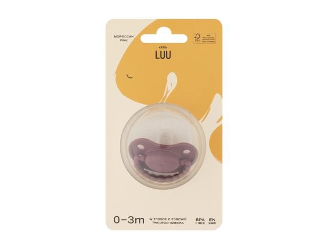 Luu Smoczek moroccan pinky 0-3 miesiące interakcje ulotka smoczek - 1 szt.