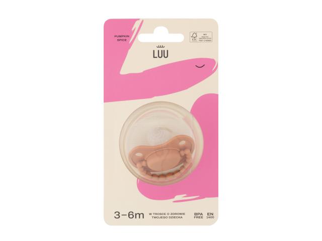 Luu Smoczek pumpkin splce 3-6 miesięcy interakcje ulotka smoczek - 1 szt.