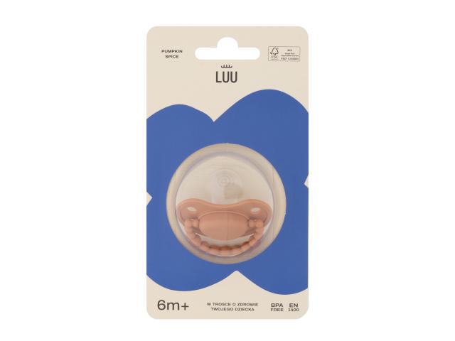 Luu Smoczek pumpkin splce 6 m+ interakcje ulotka smoczek - 1 szt.