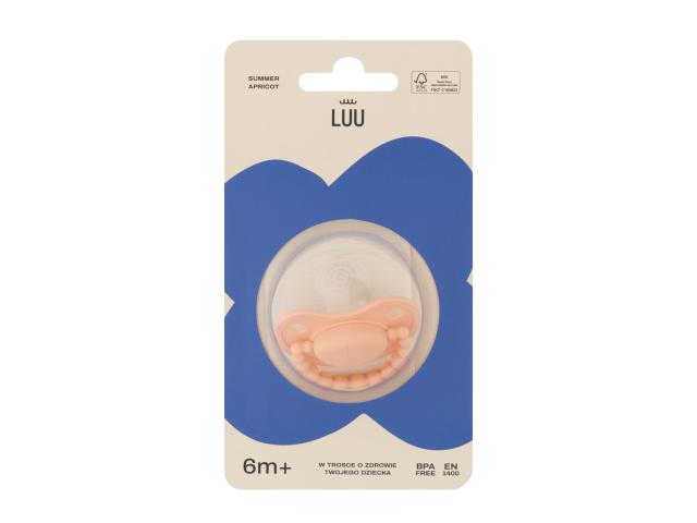 Luu Smoczek summer apricot 6 m+ interakcje ulotka smoczek - 1 szt.