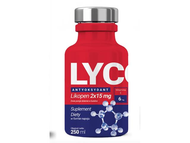 Lycopenvit Witamina E + Kurkuma interakcje ulotka napój - 250 ml