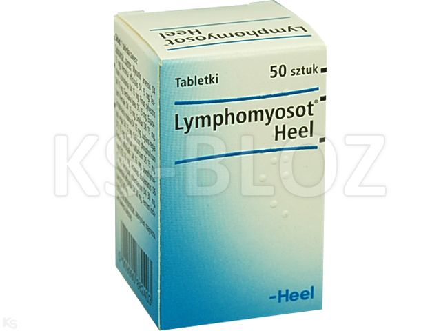 Lymphomyosot Heel interakcje ulotka tabletki podjęzykowe  50 tabl.