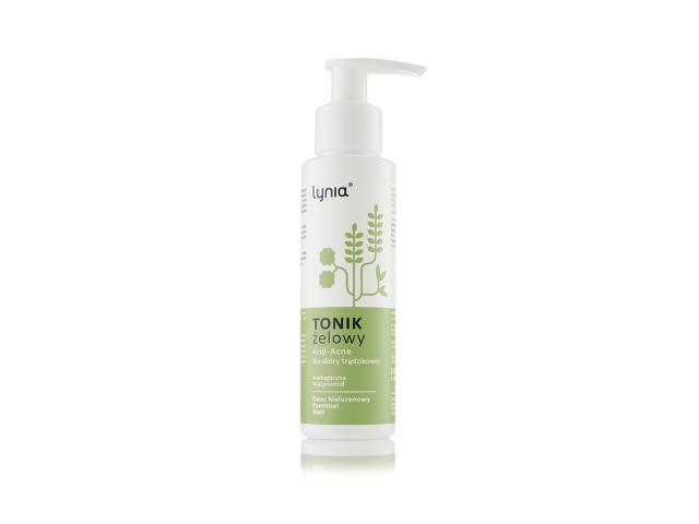 Lynia Anti-Acne Tonik dla cery trądzikowej żelowy z azeloglicyną interakcje ulotka tonik - 100 ml (but.z pomp.)