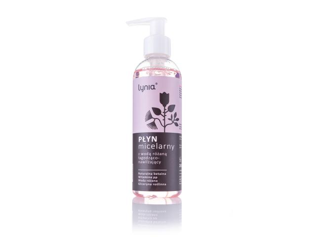 Lynia Płyn micelarny łagodząco-nawilżający z wodą różaną oraz naturalną betainą interakcje ulotka płyn - 200 ml (but.z pomp.)
