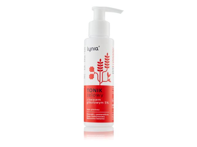 Lynia Tonik żelowy z kwasem glikolowym 5% interakcje ulotka tonik - 100 ml (but.z pomp.)