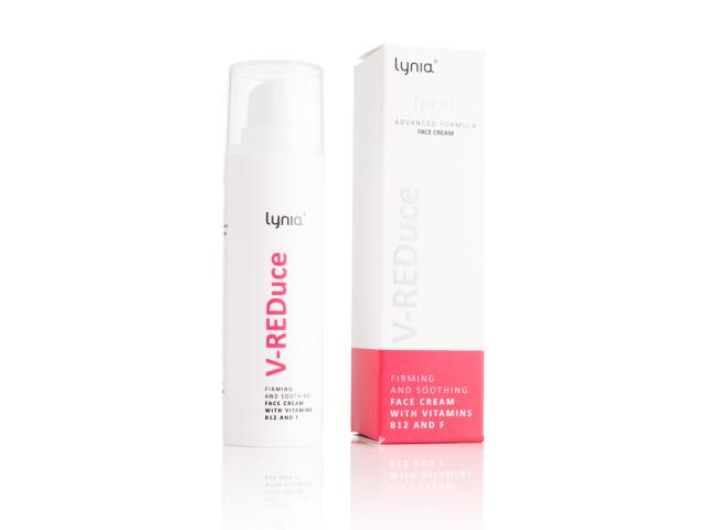 Lynia V-Reduce Krem do twarzy z witaminami B12 i F interakcje ulotka krem - 30 ml