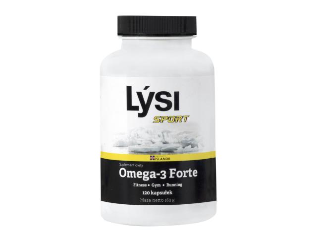Lysi Sport Omega 3 Forte 1000 mg interakcje ulotka kapsułki - 120 kaps.