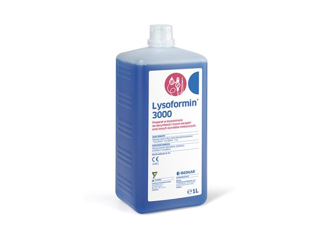 Lysoformin 3000 interakcje ulotka płyn dezynfekujący - 1 l (but.)