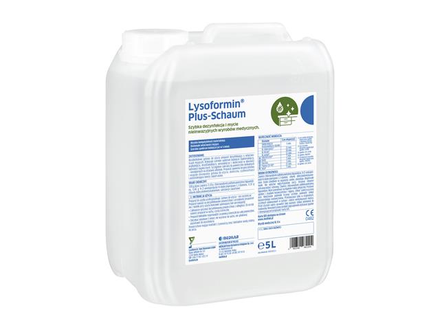 Lysoformin Plus-Schaum Płyn do dezynfekcji powierzchni interakcje ulotka płyn dezynfekujący - 5 l (kanist.)