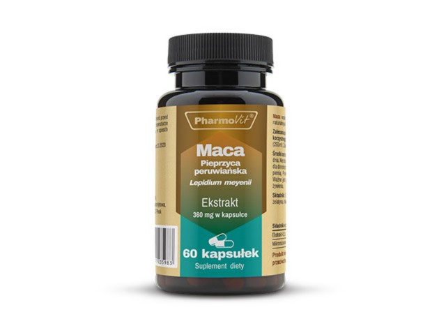 Maca Pieprzyca peruwiańska interakcje ulotka kapsułki - 60 kaps.