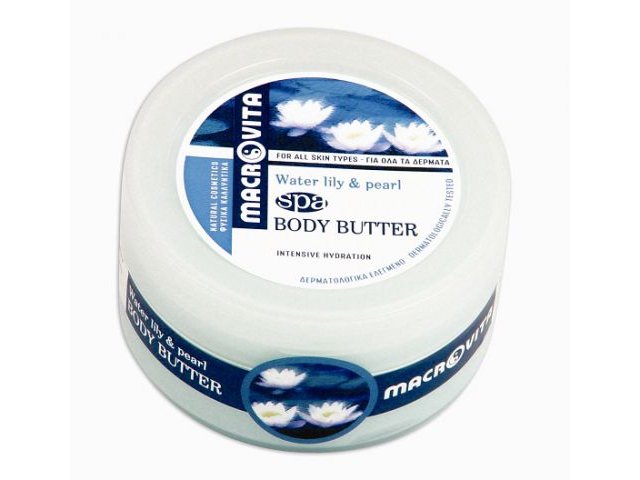 MACROVITA BODY BUTTER SPA z lilią wodną i wyciągiem z pereł - masło do ciała interakcje ulotka masło - 200 ml