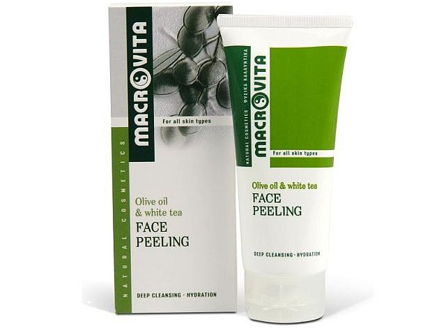 MACROVITA FACE PEELING z bio-oliwą z oliwek i bio-aloesem - do twarzy interakcje ulotka peeling - 100 ml