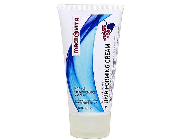 MACROVITA HAIR FORMING CREAM z bio-czerw. winogron.i bio-aloesem d/formow.fryzur interakcje ulotka  - 150 ml