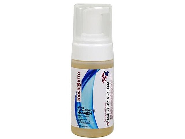 MACROVITA HAIR FORMING FOAM- elast. pianka d/szybkiego formow. fryzur interakcje ulotka  - 150 ml