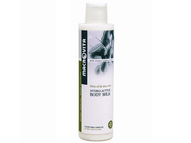 MACROVITA HYDRO-ACTIVE BODY MILK z bio-oliwą z oliwek i bio-aloesem - nawilżające do ciała interakcje ulotka mleczko - 200 ml