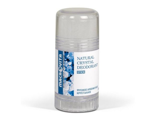 MACROVITA NATURAL CRYSTAL DEODORANT STICK - w sztyfcie z naturalnego kryształu interakcje ulotka  - 120 g