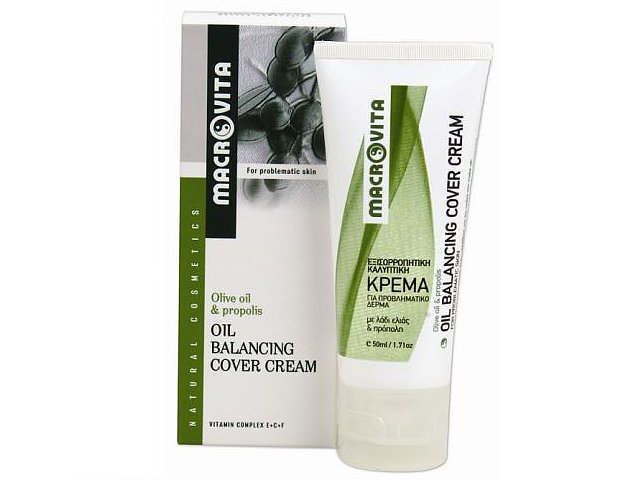 MACROVITA OIL BALANCING COVER CREAM kryjący miejscowo niedoskonałości interakcje ulotka krem - 50 ml