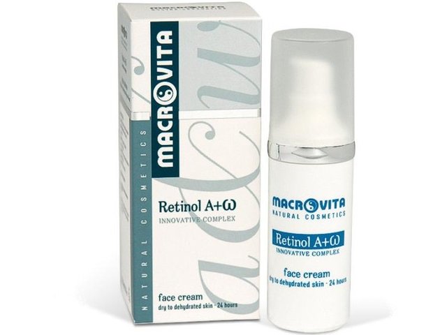 MACROVITA RETINOL A+OMEGA INNOVATIVE COMPLEX FACE CREAM p/zmarsz.do cery suchej interakcje ulotka  - 30 ml