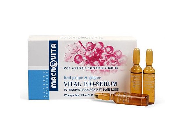 MACROVITA VITAL BIO-SERUM intensywna kuracja p/wypad. włosów interakcje ulotka serum - 60 ml