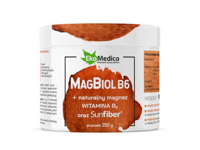 Magbiol B6 interakcje ulotka proszek  250 g