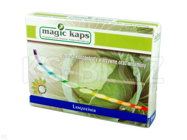 Magic Kaps dieta kapuściana wspom.odchudz interakcje ulotka kapsułki - 30 kaps.