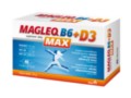 Magleq B6 Max + D3 interakcje ulotka tabletki  45 tabl.