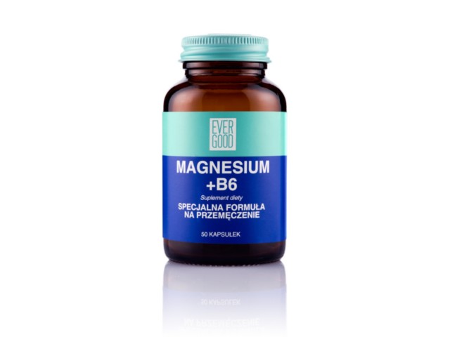 Magnesium + B6 interakcje ulotka kapsułki elastyczne  50 kaps. | pojem.