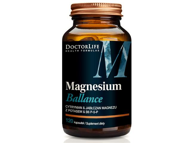 Magnesium Ballance interakcje ulotka kapsułki  120 kaps.