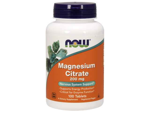 Magnesium Citrate 200 mg interakcje ulotka tabletki - 100 tabl.