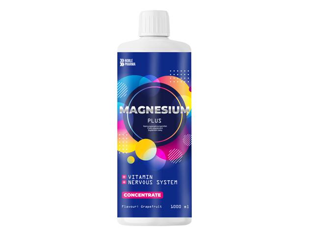 Magnesium Plus Koncentrat w płynie o smaku grejpfrutowym interakcje ulotka koncentrat  1 l