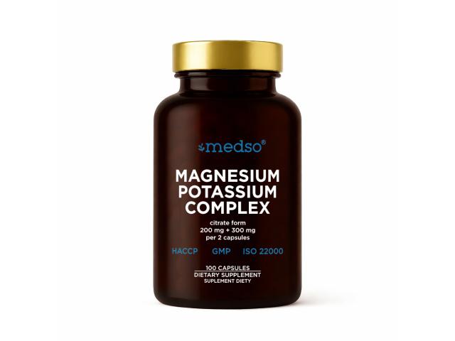 Magnesium Potassium Complex interakcje ulotka kapsułki twarde - 100 kaps.