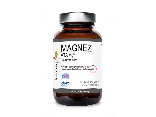 Magnez ATA Mg interakcje ulotka kapsułki  60 kaps.