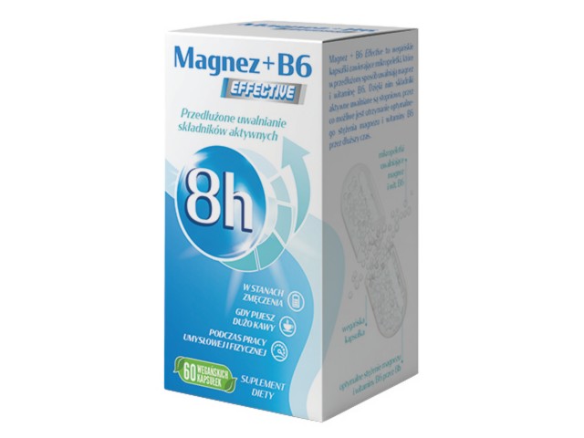Magnez + B6 Effective interakcje ulotka kapsułki - 60 kaps.