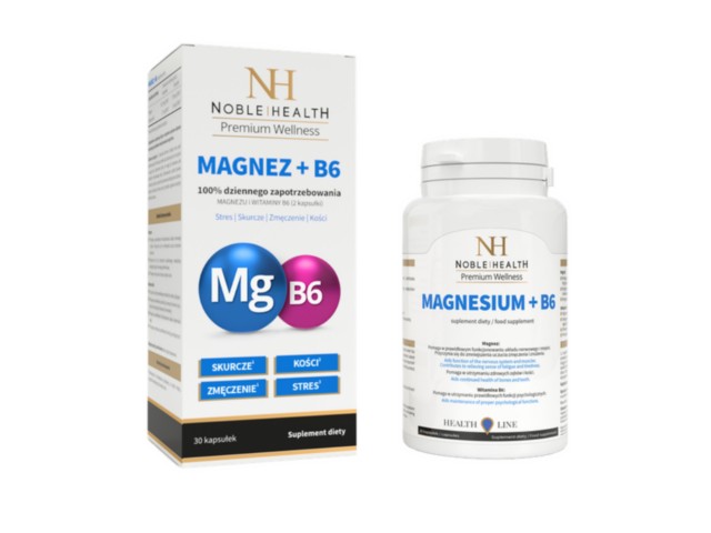Magnez + B6 interakcje ulotka kapsułki - 30 kaps.