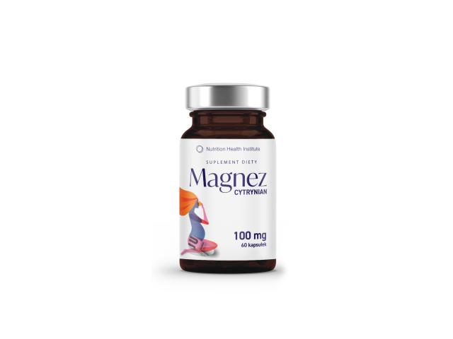 Magnez Cytrynian 100 mg interakcje ulotka kapsułki  60 kaps.