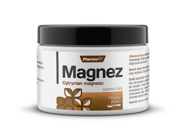 Magnez Cytrynian Magnezu interakcje ulotka proszek  250 g