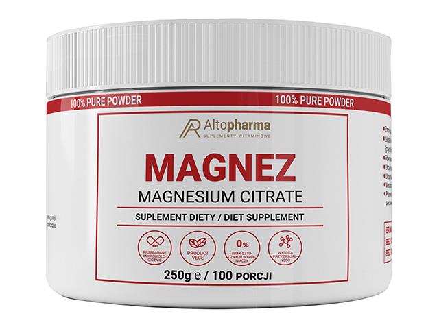 Magnez interakcje ulotka proszek  250 g