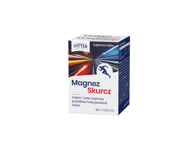 Magnez Skurcz Viiter Blue interakcje ulotka   60 tabl.