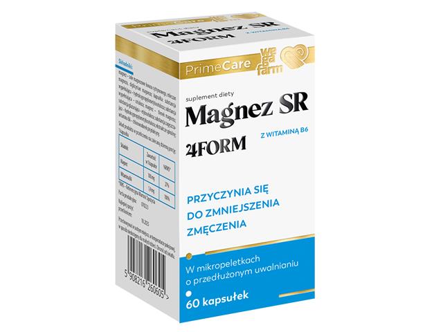 Magnez SR 4form interakcje ulotka kapsułki  60 kaps.