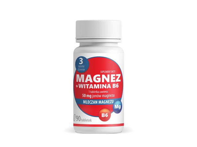 Magnez Z Witaminą B6 Mleczan Magnezu Ulotka Dawkowanie