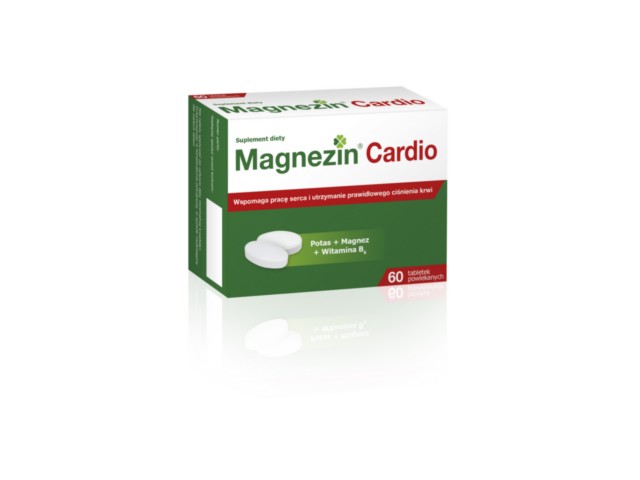 Magnezin Cardio interakcje ulotka tabletki - 60 tabl.