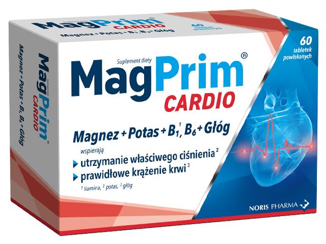 Magprim Cardio interakcje ulotka tabletki powlekane  60 tabl.