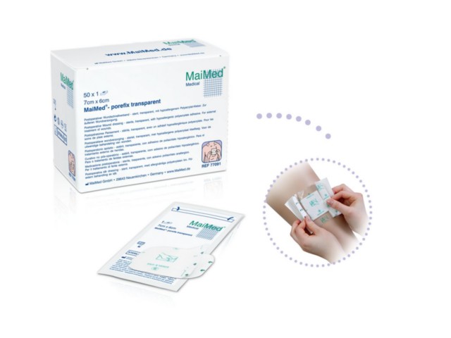 MaiMed Porefix Plaster z opatrunkiem jałowy 25 x 10 cm interakcje ulotka plaster - 25 szt.
