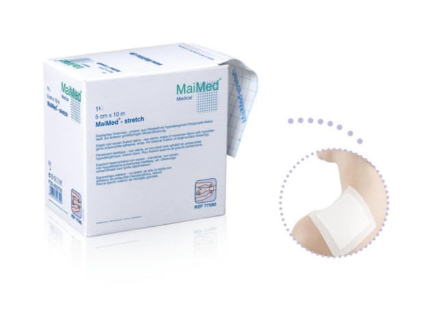 MaiMed Stretch Przylepiec włókninowy elastyczny 20 cm x 10 m interakcje ulotka  - 1 szt.