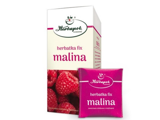 Malina Fix Herbatka interakcje ulotka herbata  20 sasz. po 2,5 g