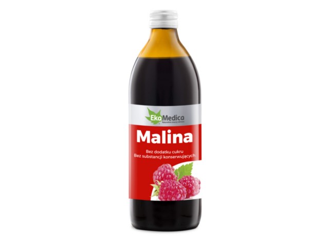 Malina interakcje ulotka płyn  500 ml