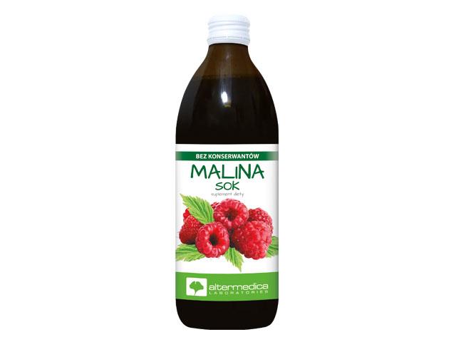 Malina Sok interakcje ulotka płyn  500 ml