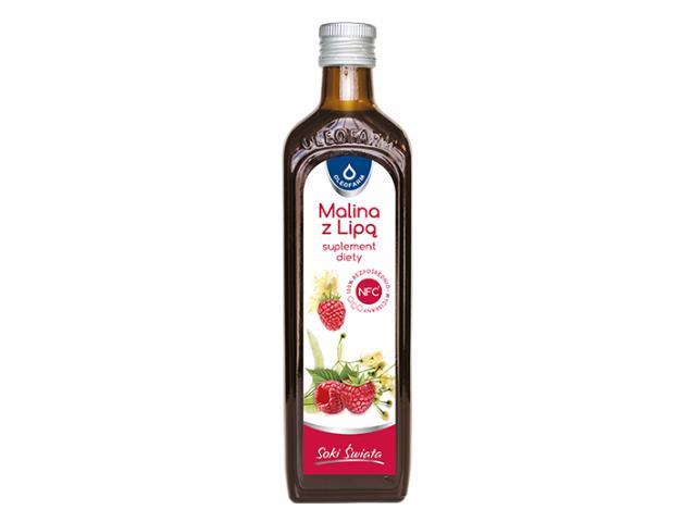 Malina Z Lipą interakcje ulotka płyn - 490 ml