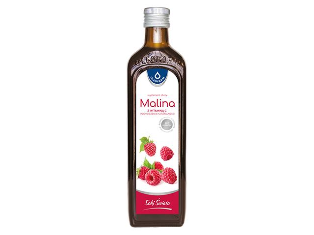 Malina z witaminą C pochodzenia naturalnego interakcje ulotka płyn - 490 ml